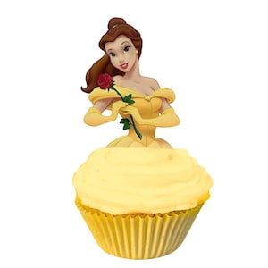Prinzessin Belle Cupcake Topper Digitaler Download