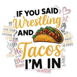 10 Pcs Wrestling Stickers | Funny Wrestling Decal Pack of 10 | Wrestling Quotes, Love Wrestling, Free Hugs