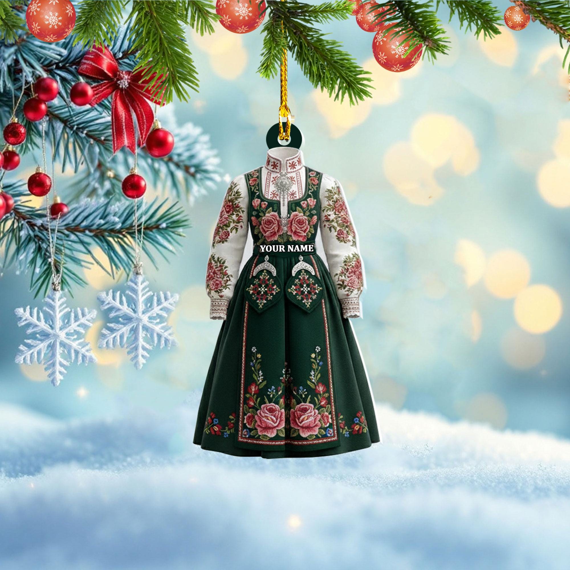 green emerald velvet dress Viking Dress Brigida Blue L