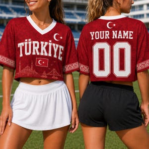 Türkiye Soccer Jersey Custom Name Number Turkish Soccer Team Jersey Turkey Flag Football Jerseys Türkiye Shirt Men Women Gift