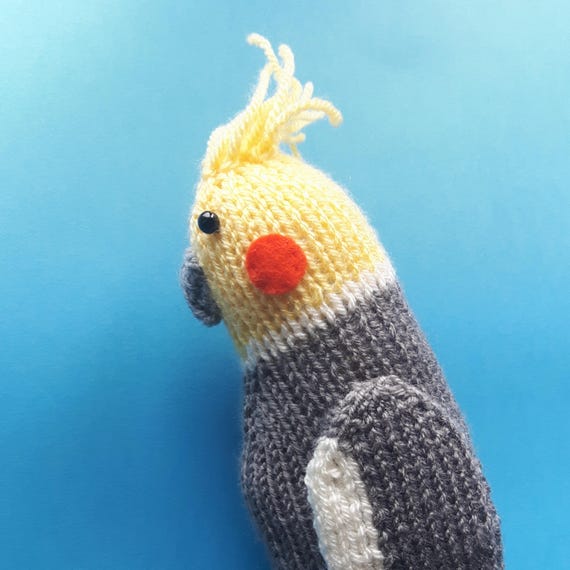 Albert the Robin Knitting Pattern Easy Knit for Beginners 