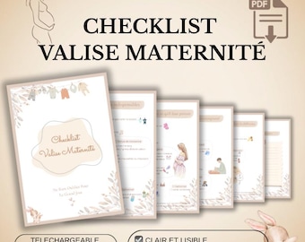 Checklist Valise Maternité PDF – Liste à Imprimer Hôpital