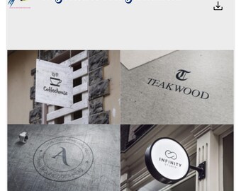 320 Minimalist Logo Templates, Editable Canva Logo Bundle, Modern Business Branding Kit