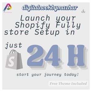 Quick Launch: Shopify Store Setup in 24 Hours + Conversion-Optimized Theme Included