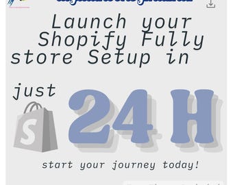 Shopify Template: 24 Hour Store Setup & Conversion Optimized Theme