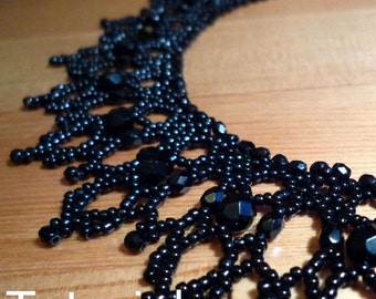 Glamour Necklace Beadwork Pattern/Tutorial - Instant Download