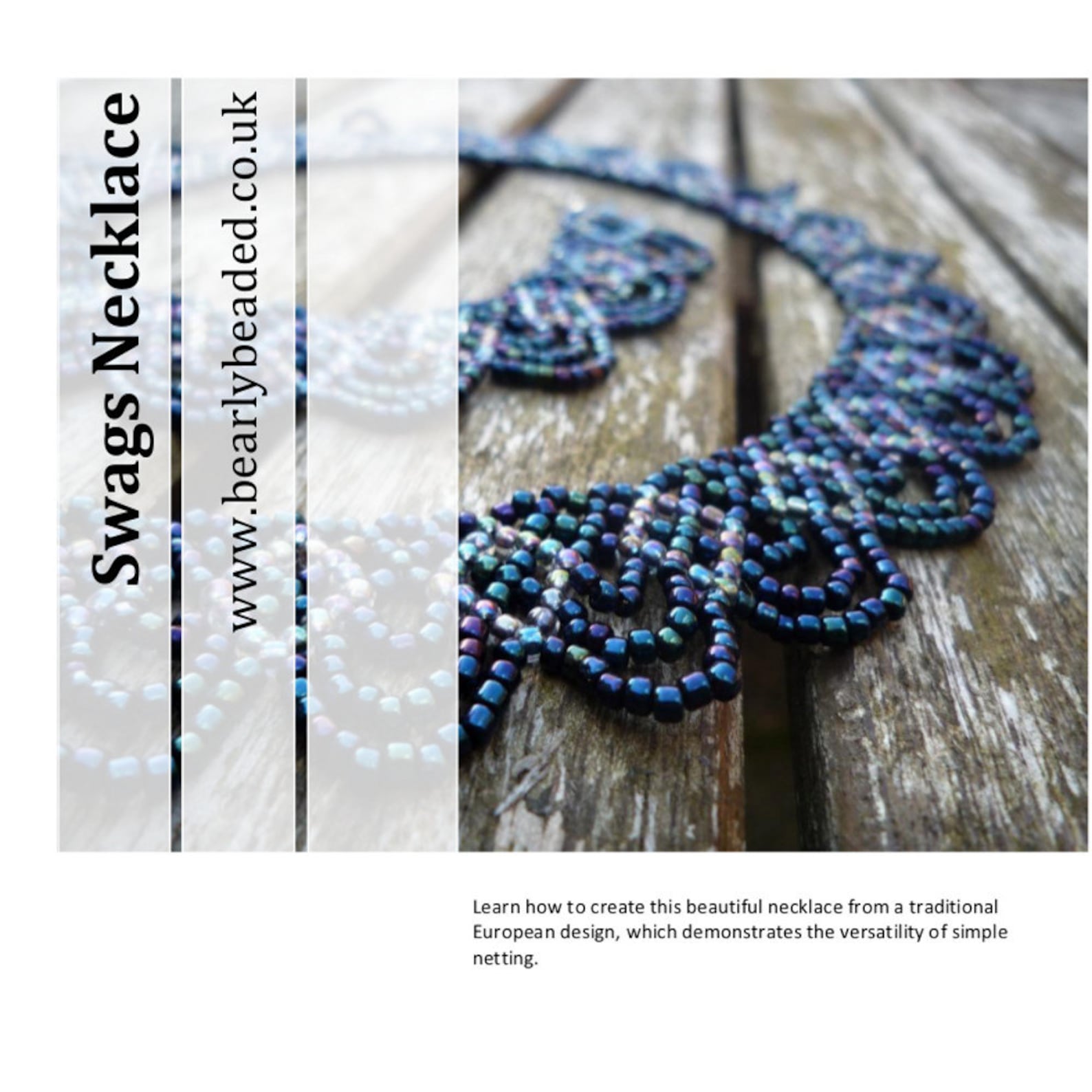 Swags Necklace Beadwork Pattern/tutorial Instant Download Etsy