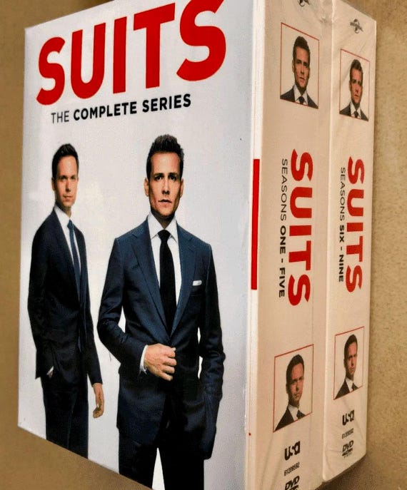 Suits the Complete Series 1-9 35 DVD Box Set - Etsy