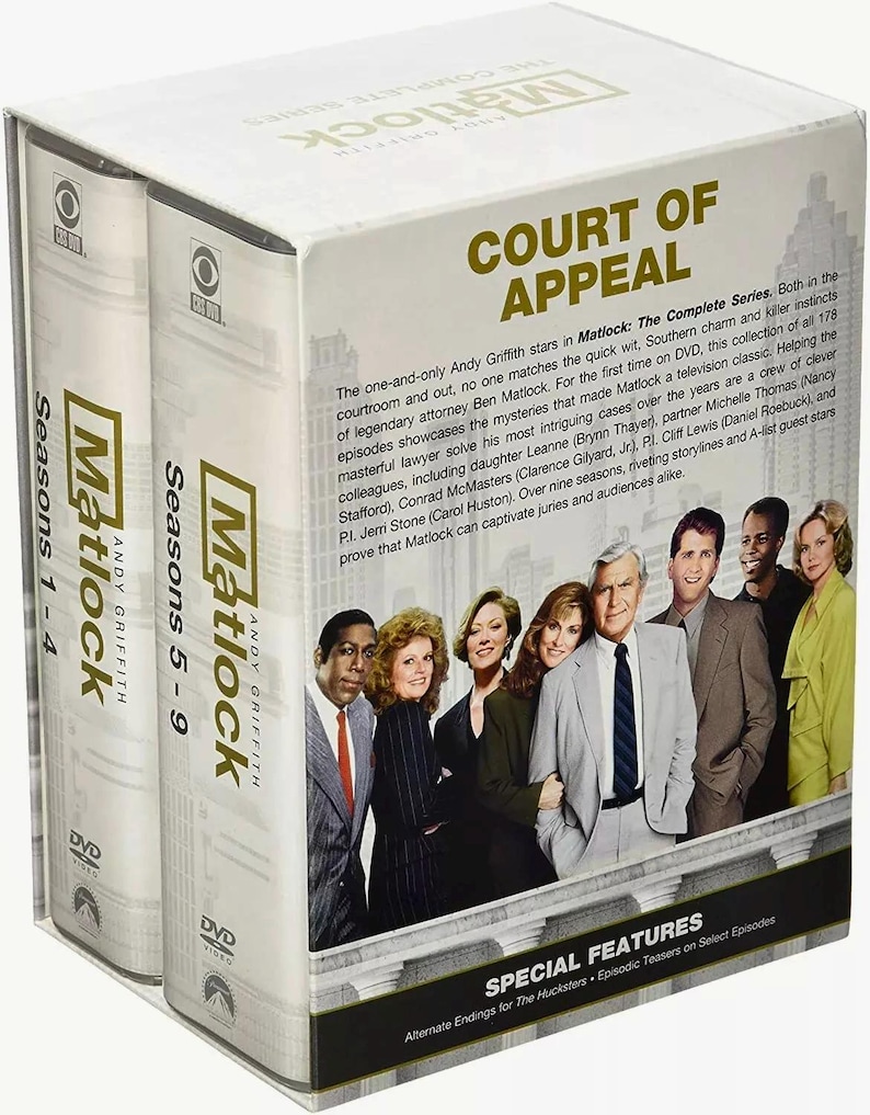Matlock Set Design Matlock: the Complete Series 52 DVD - Etsy
