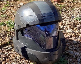 Halo 3 ODST Rookie 3D printed custom Life-size fan made helmet