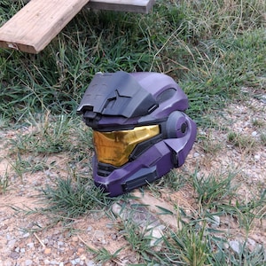 Halo Reach Noble 6 (Mark VB) 3D printed Life-size fan made helmet image 7