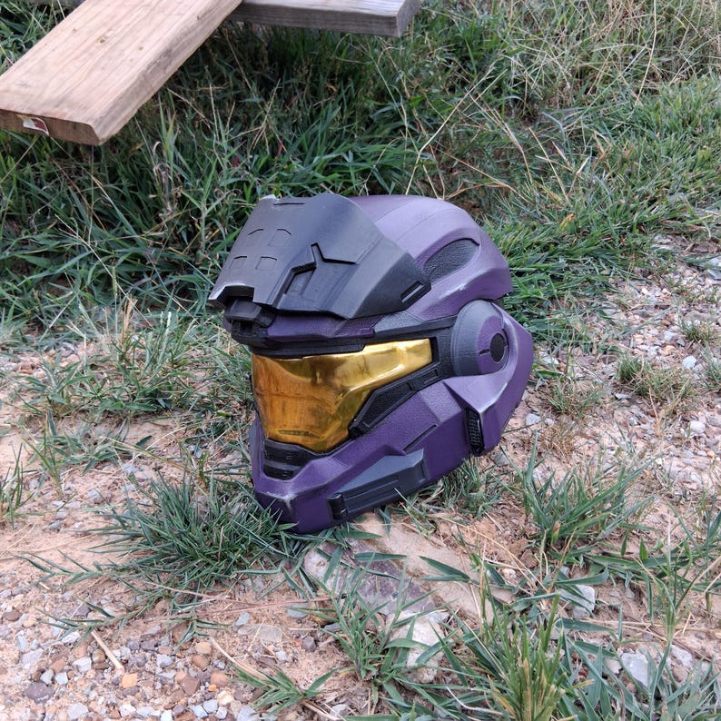 Halo Reach Noble 6 (Mark VB) 3D printed Life-size fan made helmet image 7