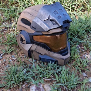 Halo Reach Noble 6 (Mark VB) 3D printed Life-size fan made helmet image 10