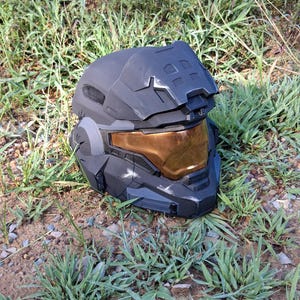 Halo Reach Noble 6 (Mark VB) 3D printed Life-size fan made helmet image 9