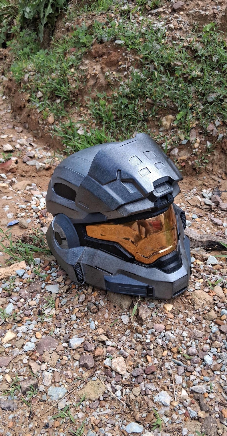 Halo Reach Noble 6 (Mark VB) 3D printed Life-size fan made helmet image 1
