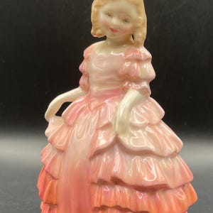 Vintage Royal Doulton Figurine &quot;Rose&quot;, Hand-Painted Bone China, Child Classics Series, Made in England