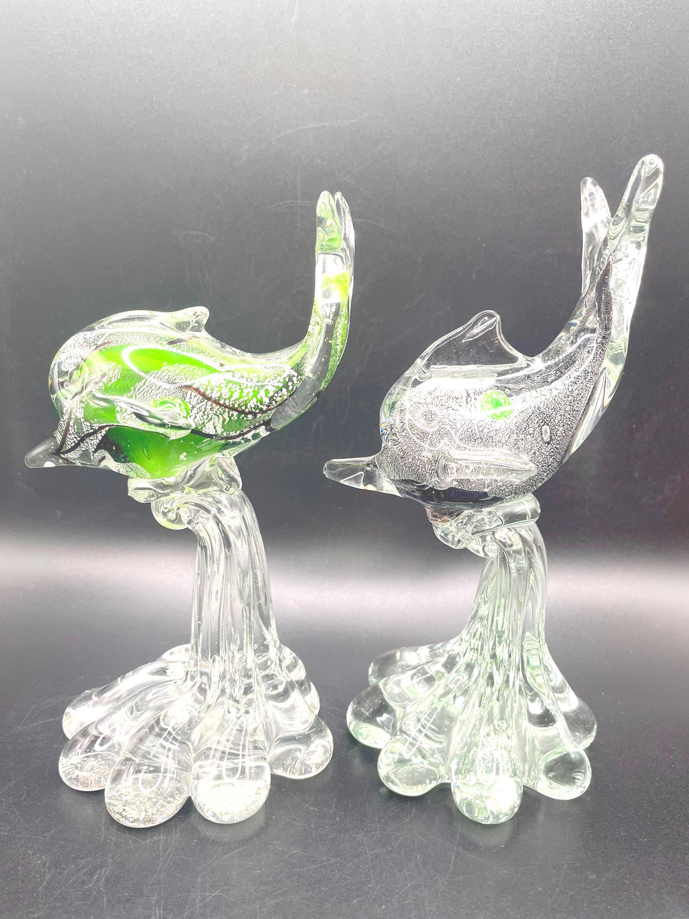 Murano Glass Dolphin - Etsy