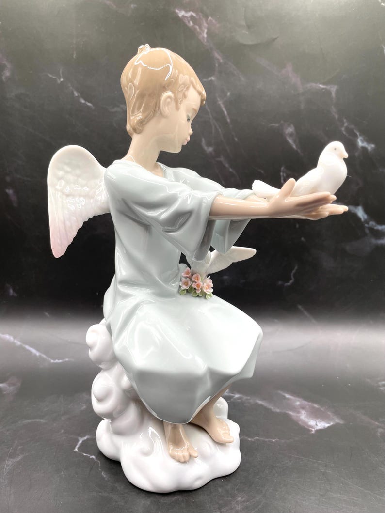 Large Spring Angels Lladro Figurine,