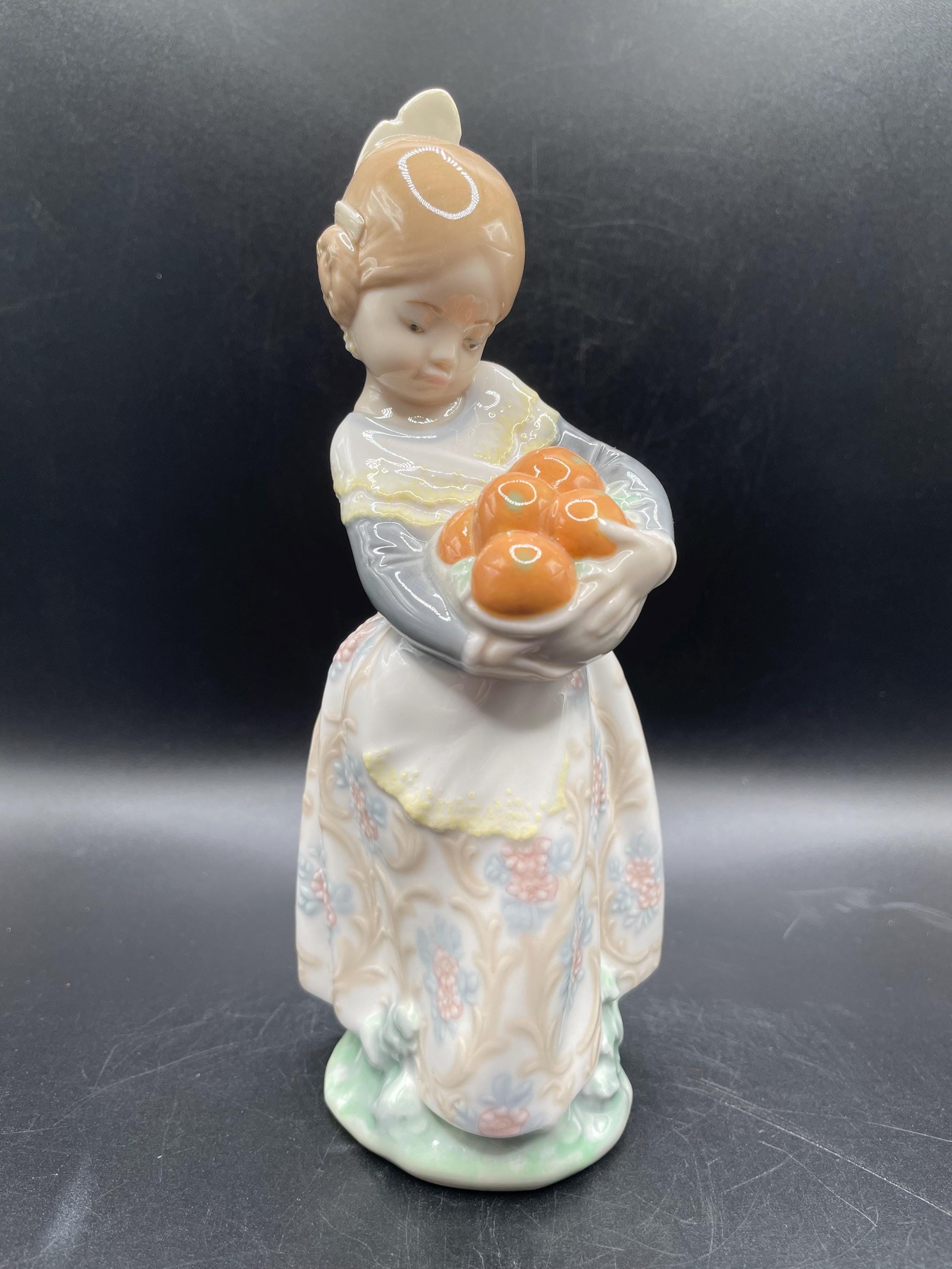 Lladro Valencia Girl With Oranges - Etsy
