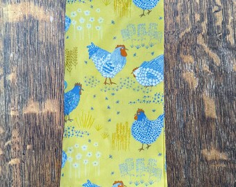 French Country Chickens Tea Towel