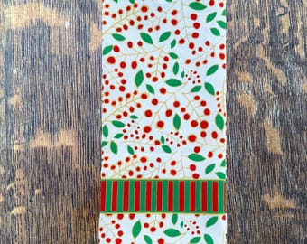 Winter Berries Tea Towel