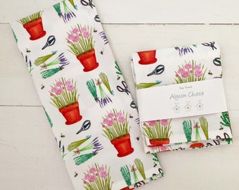 Herb Garden Tea Towel