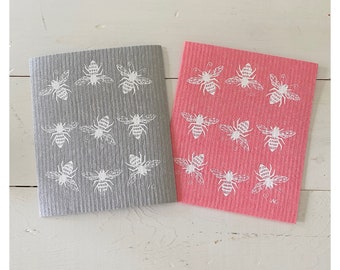 Swedish Dishcloth Busy Bees