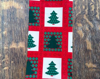 Polka Dot Christmas Trees Tea Towel