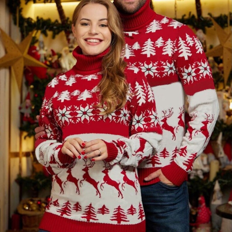 Christmas Couples Matching Sweaters 2023 New Year's - Etsy