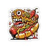 SEAFOOD STEAMER MONSTER Vinyl Sticker for Laptop Water Bottle ...