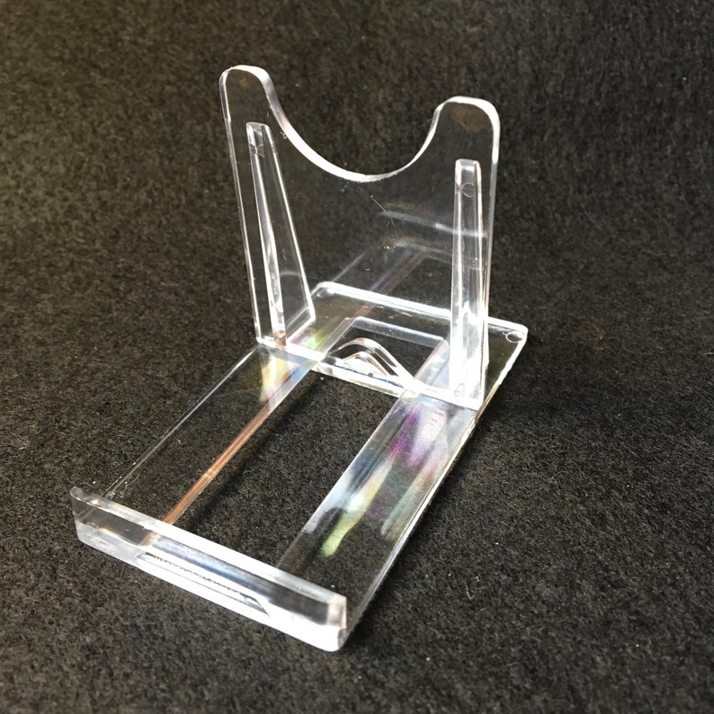 10 Sets Acrylic Book Stand,Adjustable For Angle , Display Holder Stand Use Fo
