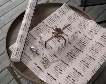 Princess Bride Wrapping Paper, Mawwage Wedding Gift Wrap, Funny Bridal Shower Wrap, Personalized Wedding Gift, Bachelorette Gift Wrap