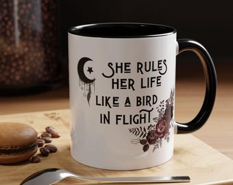 Stevie Nicks Mug – Fleetwood Mac Gift for Her, Rock Music Coffee Cup, Gen X Women Gift, Music Lover Birthday Gift, Boho Witch Vibes Mug