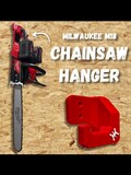 Milwaukee M18 Chainsaw Compatible Wall Mount Hanger