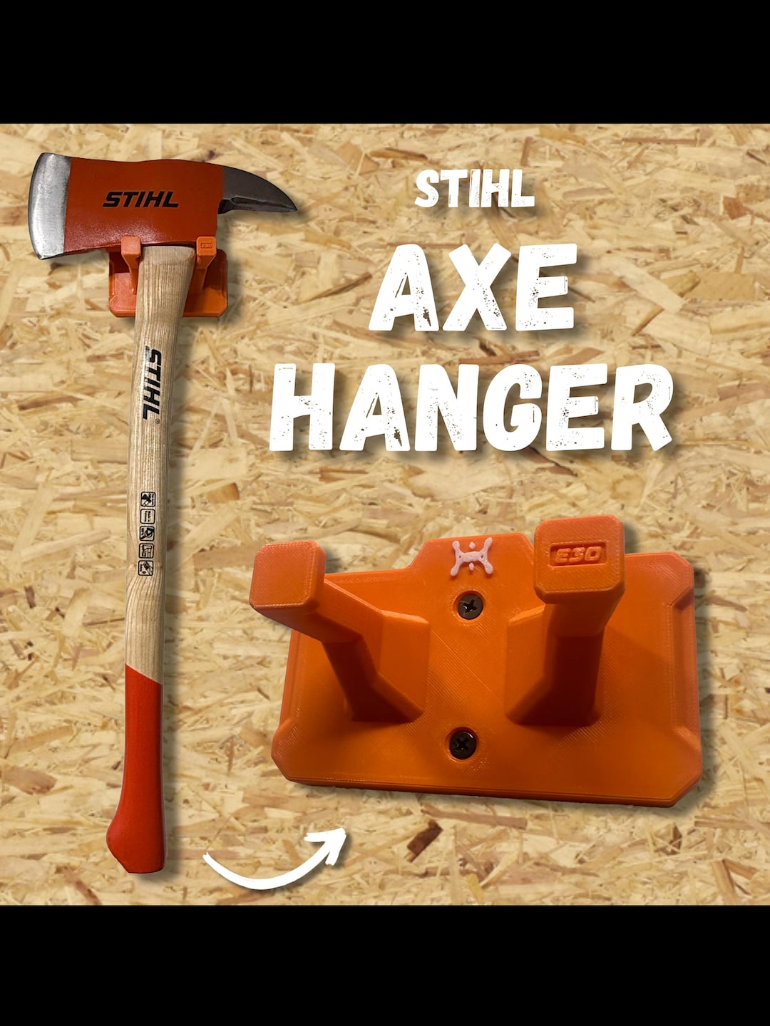 STIHL Axe Compatible Wall Mount Hanger - Etsy