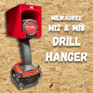 Milwaukee M18 & M12 Compatible Universal Drill/Impact Driver Holder Mount