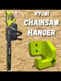 RYOBI Chainsaw Compatible Wall Mount Hanger