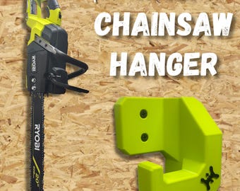 RYOBI Chainsaw Compatible Wall Mount Hanger - Etsy