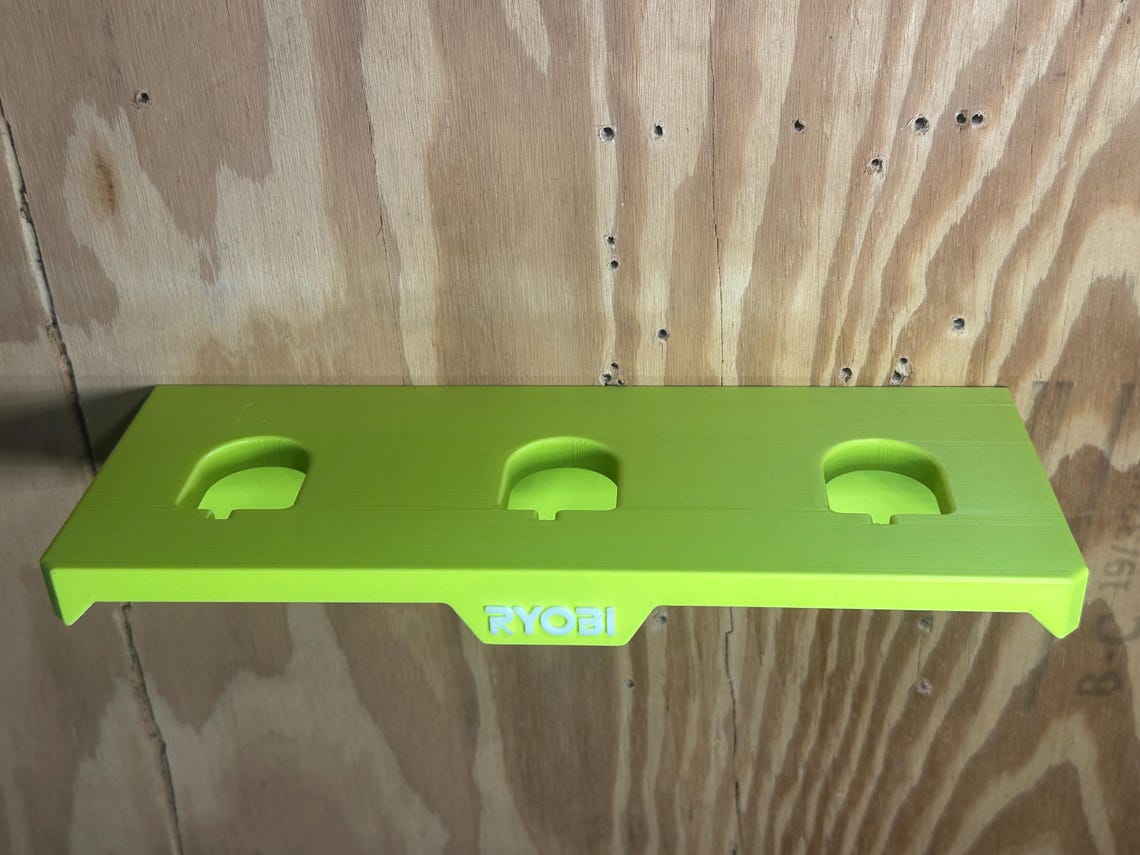 RYOBI One+ 18V 3-bay Battery Rack Wall Mount - Etsy