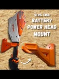 STIHL 135R Battery Power Head Compatible Wall Mount Hanger