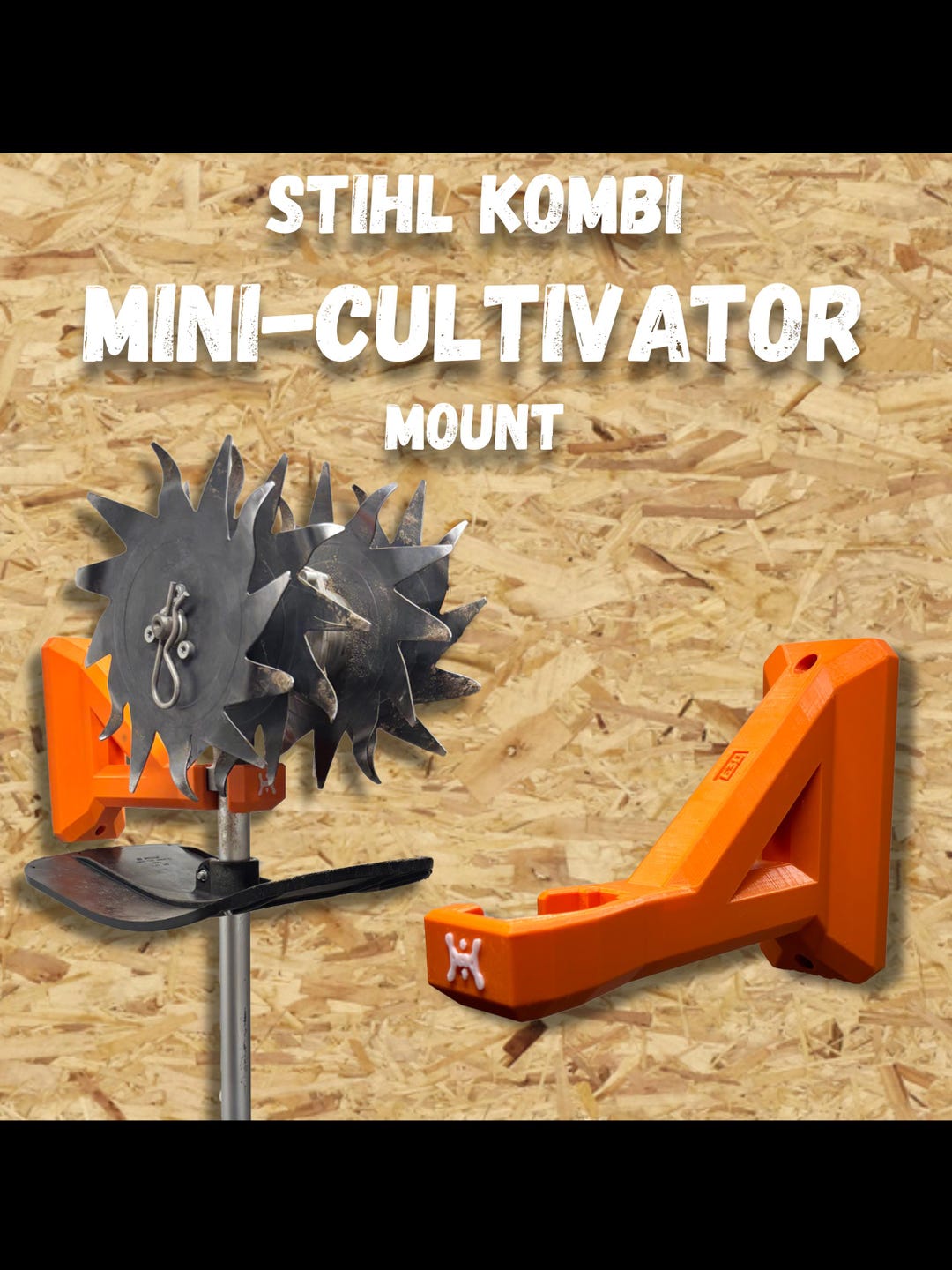 STIHL Kombi Mini-cultivator Attachment Compatible Wall Mount