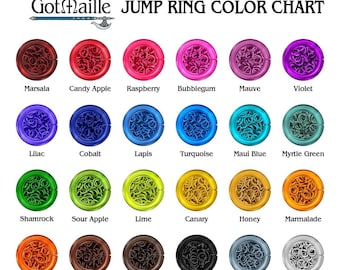 20-Gauge 3mm ID Anodized Aluminum Jump Rings - Half Ounce- Pick your Color!