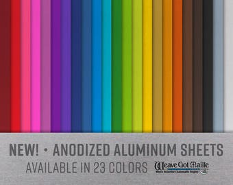 Anodized Aluminum Sheet, 24 Gauge, 6" x 6"