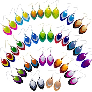 Queen&#39;s Trifecta Dragon Scale Earring Kit - Smooth - Choose Your Colors!