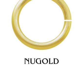 12-gauge NuGold Jump Rings - 1oz - Choose Your Size!