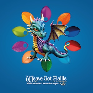 MEDIUM - Bright Aluminum Dragon Scales - Choose Your Finish!