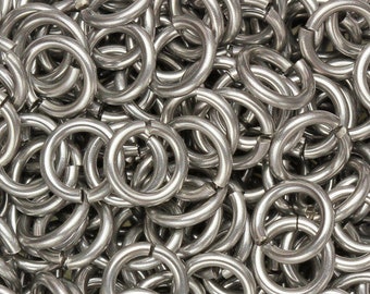 16-gauge Stainless Steel Jump Rings - 1oz - Choose Your Size!