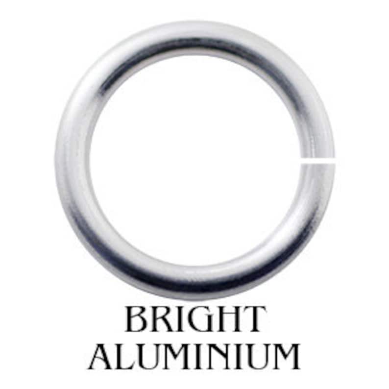 Bright Aluminum Jump Rings - 1 Ounce - Pick Your Size image 1