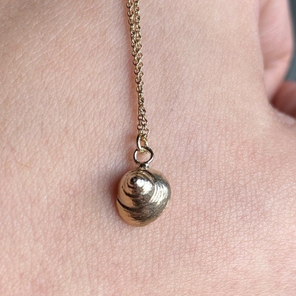 Snail Shell Necklace Etsy