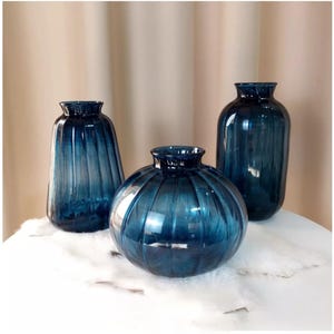 Modern Vase - Unique Handmade Home Decoration - Elegant Home Decor - Hand blown Glass Vase - Handmade Vase Decor - Centerpiece Vase